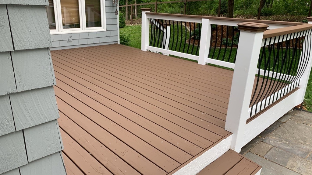 Lodge Brown Deck Staining